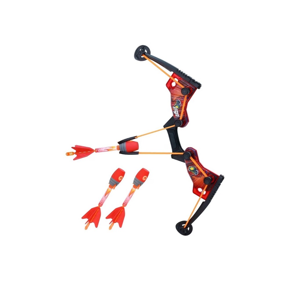 Zing HyperStrike FireTek Bow Archer Pk Light Up Bow Zonic Whistle Arrows